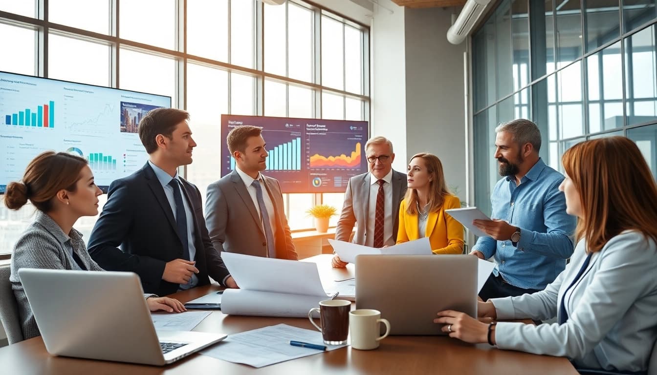 Headhunter Ingenieure in einem dynamischen Büro, das auf Ingenieure fokussiert ist.