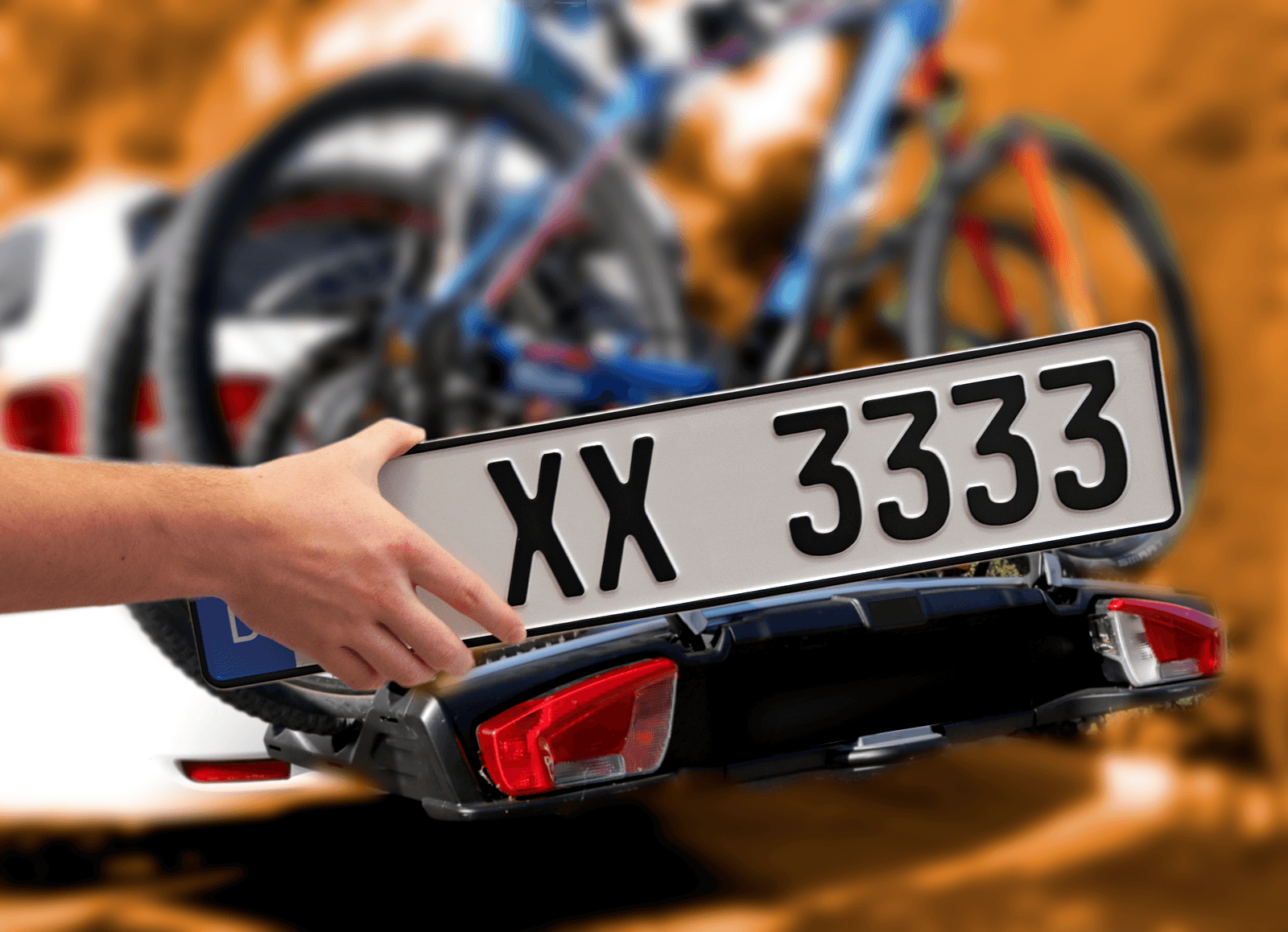 So entfernen Sie ein persönliches Nummernschild von einem Auto