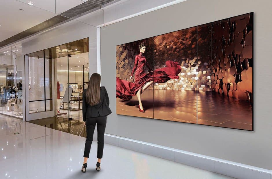 Digitales Poster für flexible Videowände für Digital Signage-Lösungen