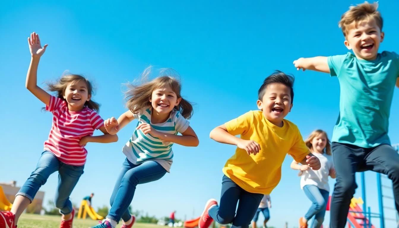 Bewegungsspiele fuer Kinder: Kreative Ideen zur Foerderung von Aktivitaet