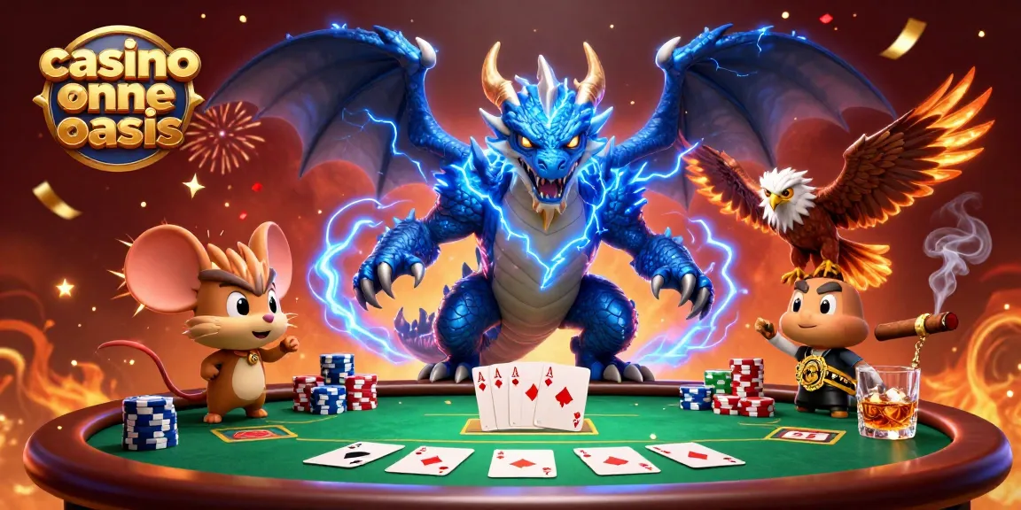 Catch the thrill in a casino ohne oasis, featuring vibrant characters and poker elements galore!