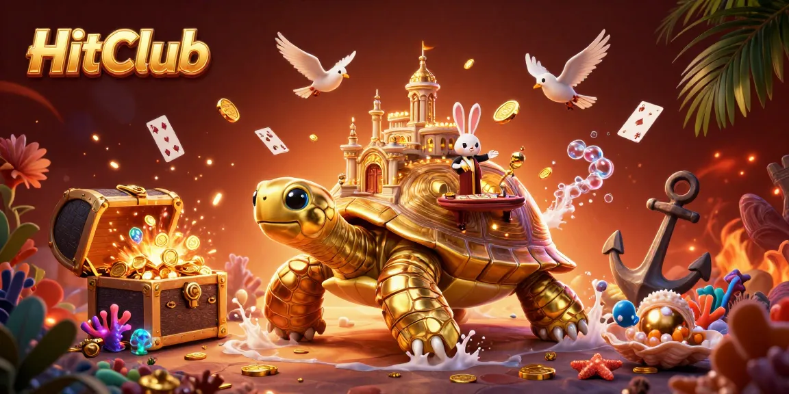 Experience exciting games like HitClub with vibrant visuals and rich casino elements in a dynamic 3D scene.