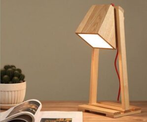 Holztischlampen für Wärme und Stil