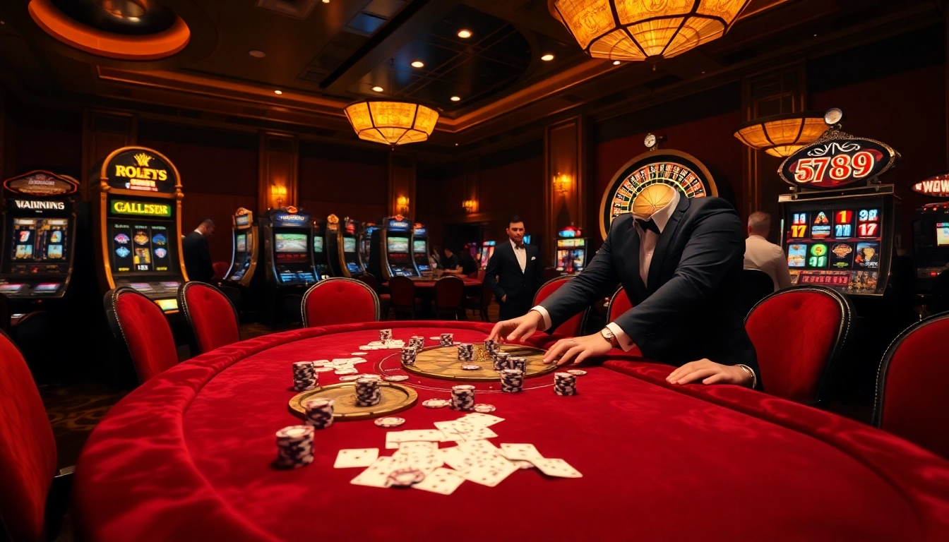 Experience thrilling gameplay at 6789 casino with vibrant slot machines and expert dealers.