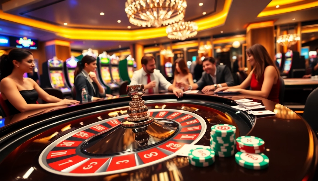 F168 casino players engaging at a roulette table, demonstrating the thrill of betting.