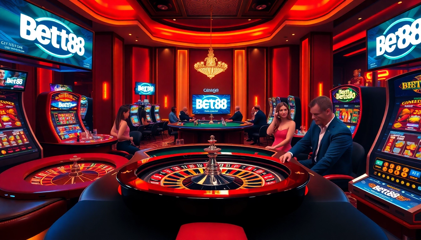 Experience the excitement of BET88 with immersive casino games and vibrant betting action.