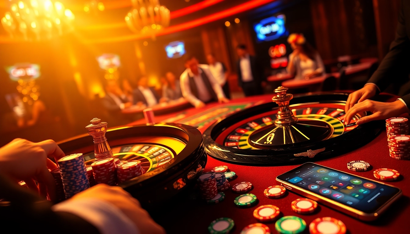 Experience the thrill of winning at GO88 casino with vibrant chips and cards on the table.