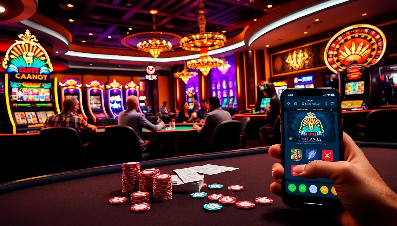 Experience the dynamic world of gambling with uu88 tải app at a vibrant casino table.