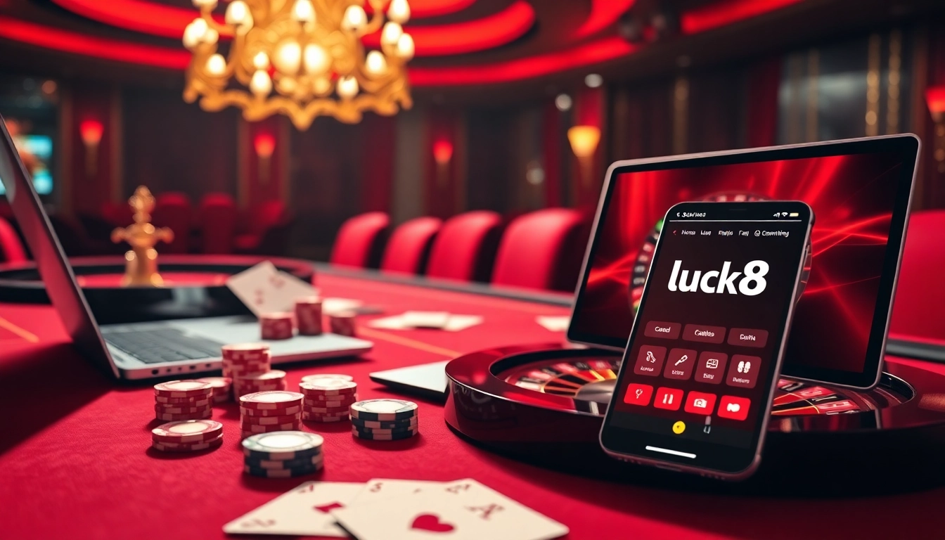 Trải nghiệm sự phấn khích khi giành chiến thắng tại https://luck8.com với các trò chơi casino sang trọng và những chiếc chip poker rực rỡ.