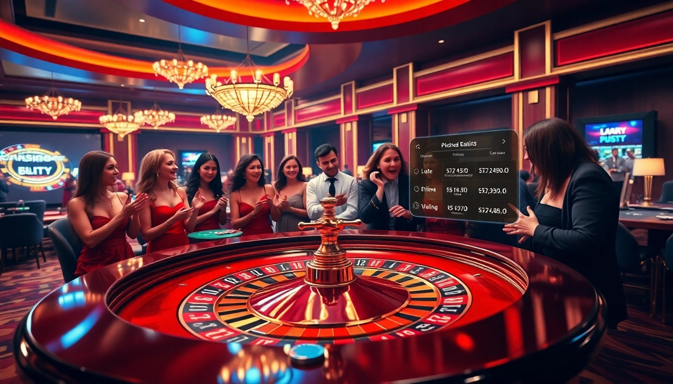 Experience the thrill of gambling at https://kg88.work/ with a vibrant casino scene featuring roulette excitement.