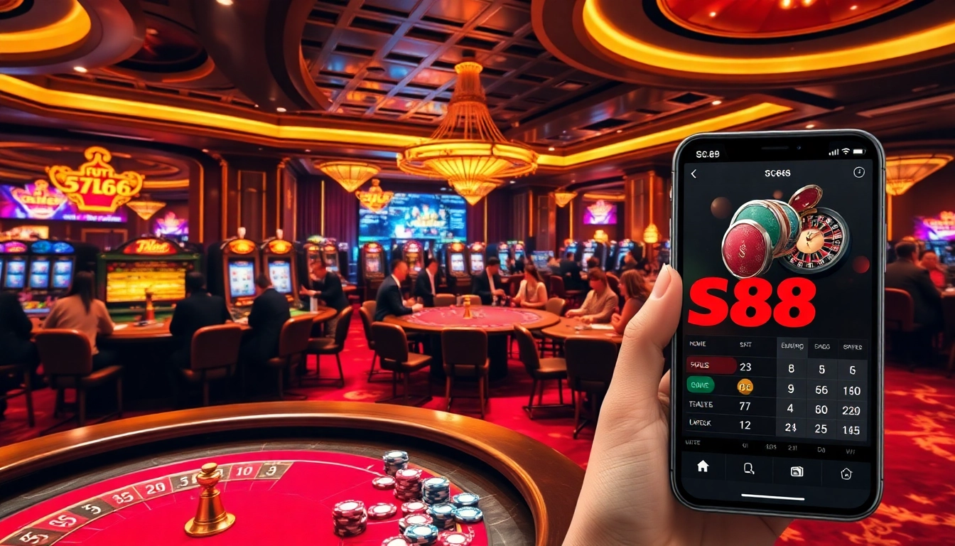 Experience the thrill of winning at SC88 with glamorous casino games and vibrant atmosphere.